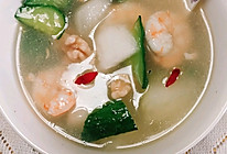 #我的养生日常-远离秋燥#双瓜虾仁羹的做法