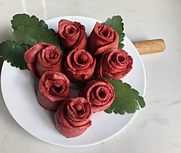 玫瑰馒头——浪漫与现实的完美统一的做法
