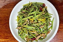 扁豆丝炒肉的做法