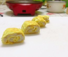 #麦子厨房#小红锅出品：宝宝早餐-奶酪香芋蛋卷的做法