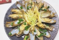葱油蛏子的做法