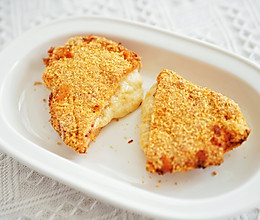 金黄酥脆的爆浆鸡排，咬一口满满的芝士的做法