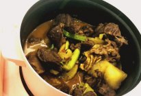 红焖羊肉一 拉条子的做法