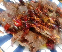油淋牛干巴的做法