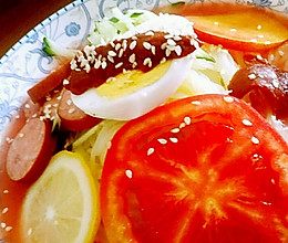 韩式水果冷面的做法