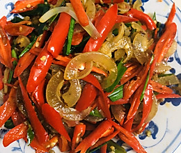 辣炒牛皮（下酒菜）的做法