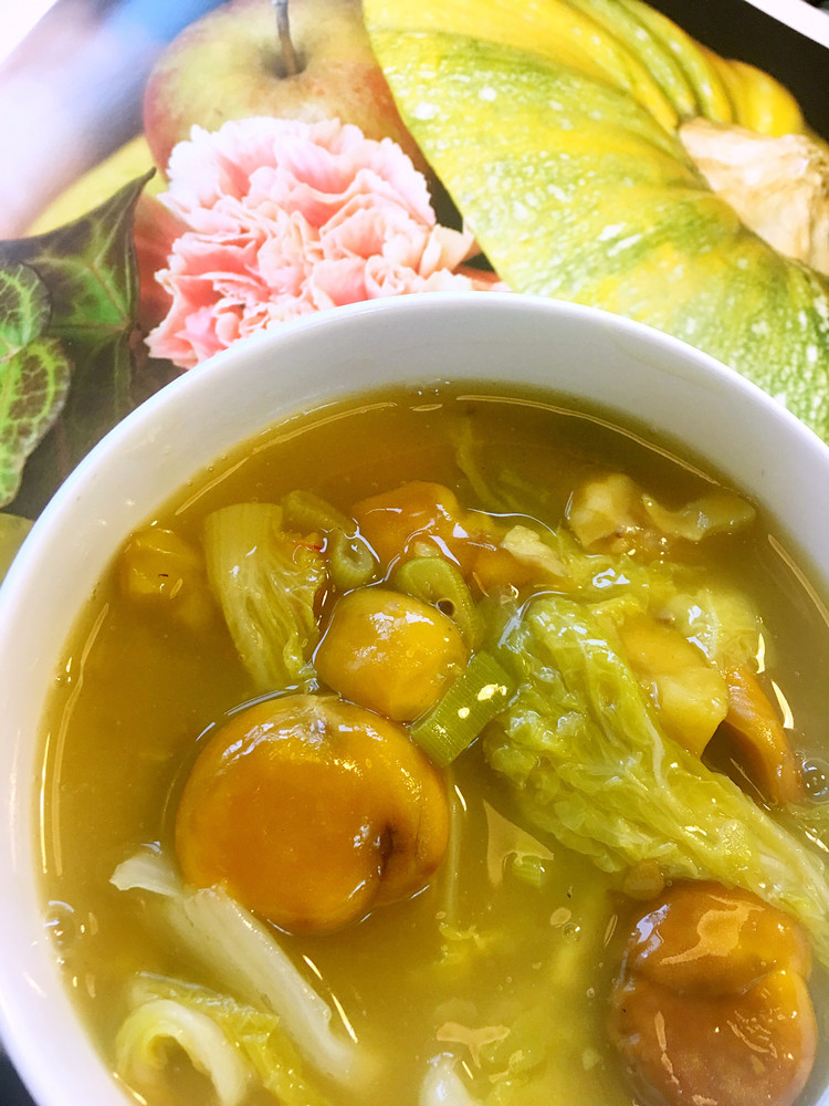 ☝️一定要会的菜——红花栗子白菜的做法