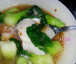 青菜煮年糕的做法