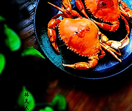 盐烤青蟹的做法