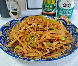 #感恩节烹饪挑战赛#凉拌三丝（可做咸菜）的做法