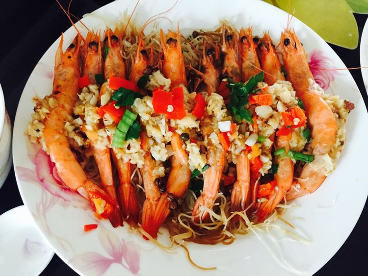 【蔡式自制】蒜蓉粉丝基围虾的做法