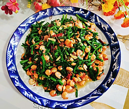 韭菜炒河虾的做法