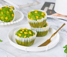 纯素菠菜玉米蛋糕的做法
