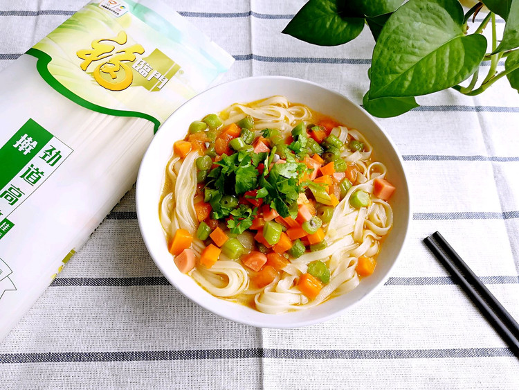 炝锅汤面条的做法