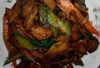 肉炒杏鲍菇的做法