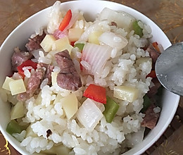 牛肉抓饭的做法