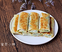 韭菜鸡蛋春卷—馄饨皮版的做法