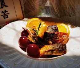 #挪威青花鱼健康新食尚#香煎无油花青鱼的做法