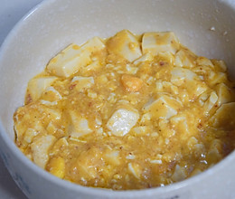 没有蟹粉的“蟹粉豆腐”的做法