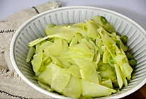 青椒佛手瓜的做法