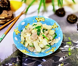 马蹄炒肉片～冬日里的一道小清新的做法
