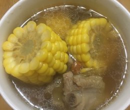 高压锅玉米排骨汤的做法