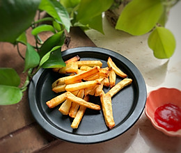 #夏日冰品不能少#烤薯条，夏天少吃点油炸的做法