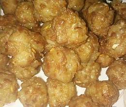 炸肉丸子的做法