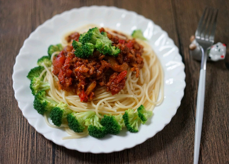 自制肉末番茄酱意面的做法