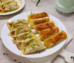 比包子馒头简单,酥脆多汁的牛肉锅贴的做法