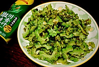 #做川菜用豪吉#芽菜炒苦瓜的做法