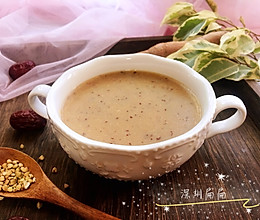 红薯红枣米糊#今天吃什么#的做法