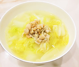 瑶柱虾米清甜白菜汤的做法