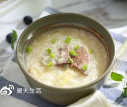 猪肝粥的做法