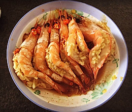蒜蓉开背虾的做法