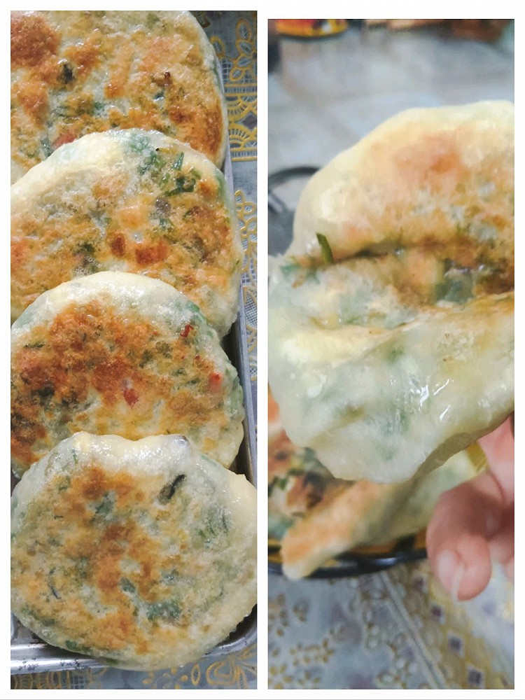 暄软可口的韭菜馅饼的做法