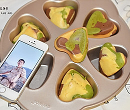 迷彩心型蛋糕的做法