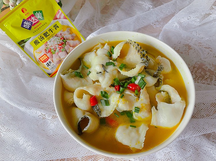 酸汤黑鱼片的做法