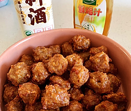 #鸡汁入家宴 感恩正当“食”#鸡汁莲藕肉丸子的做法