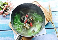 #秋天怎么吃#紫菜肉丸子大白菜粉丝汤的做法