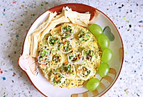 10个月以上辅食–花边面抱蛋的做法