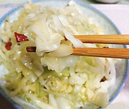 炝炒包菜丝的做法