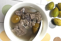 青橄榄猪肺汤的做法