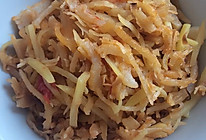 土豆丝炒饼的做法