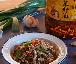 #外婆乡炒出火锅香#葱爆羊肚的做法