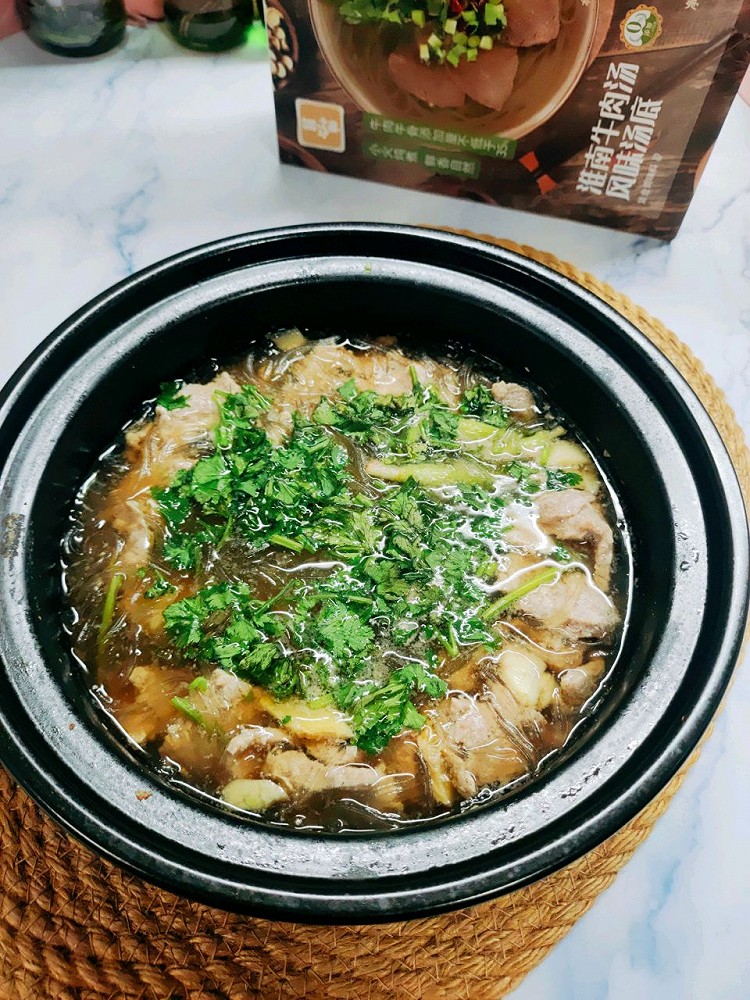 一人份快手淮南牛肉汤的做法