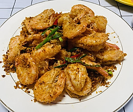 避风塘炒大虾的做法