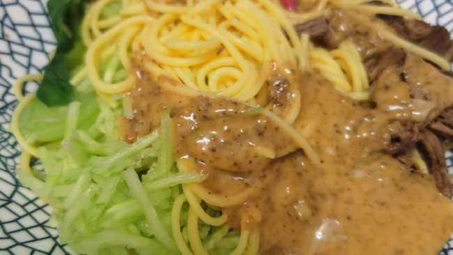牛肉拌面的做法