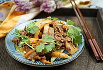 泡菜黄瓜拌牛肉的做法