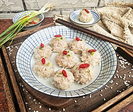 糯米菱角肉圆的做法